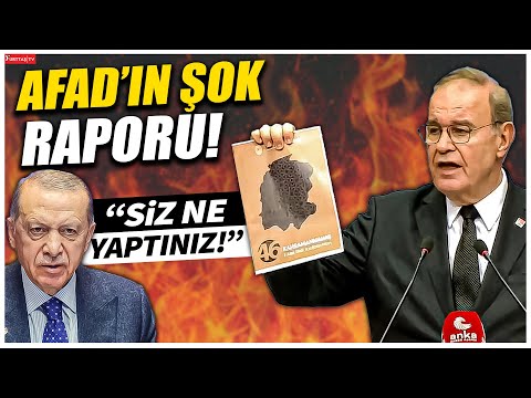 Öztrak AFAD’ın yıllar önce Kahramanmaraş ile ilgili hazırladığı şok raporu açıkladı!