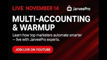 JarveePro LIVE---Multi-Account+Warmup