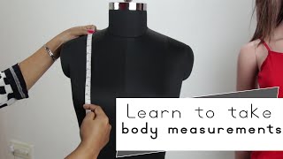 Lesson 1 - How to take body measurements for womens kurti /dress easy step by step