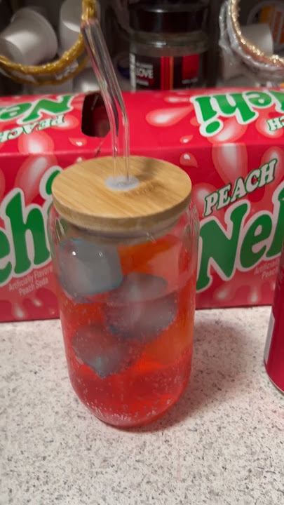 My childhood favorite drink #peach #nehi #shorts #throwback #ilovethe80’s