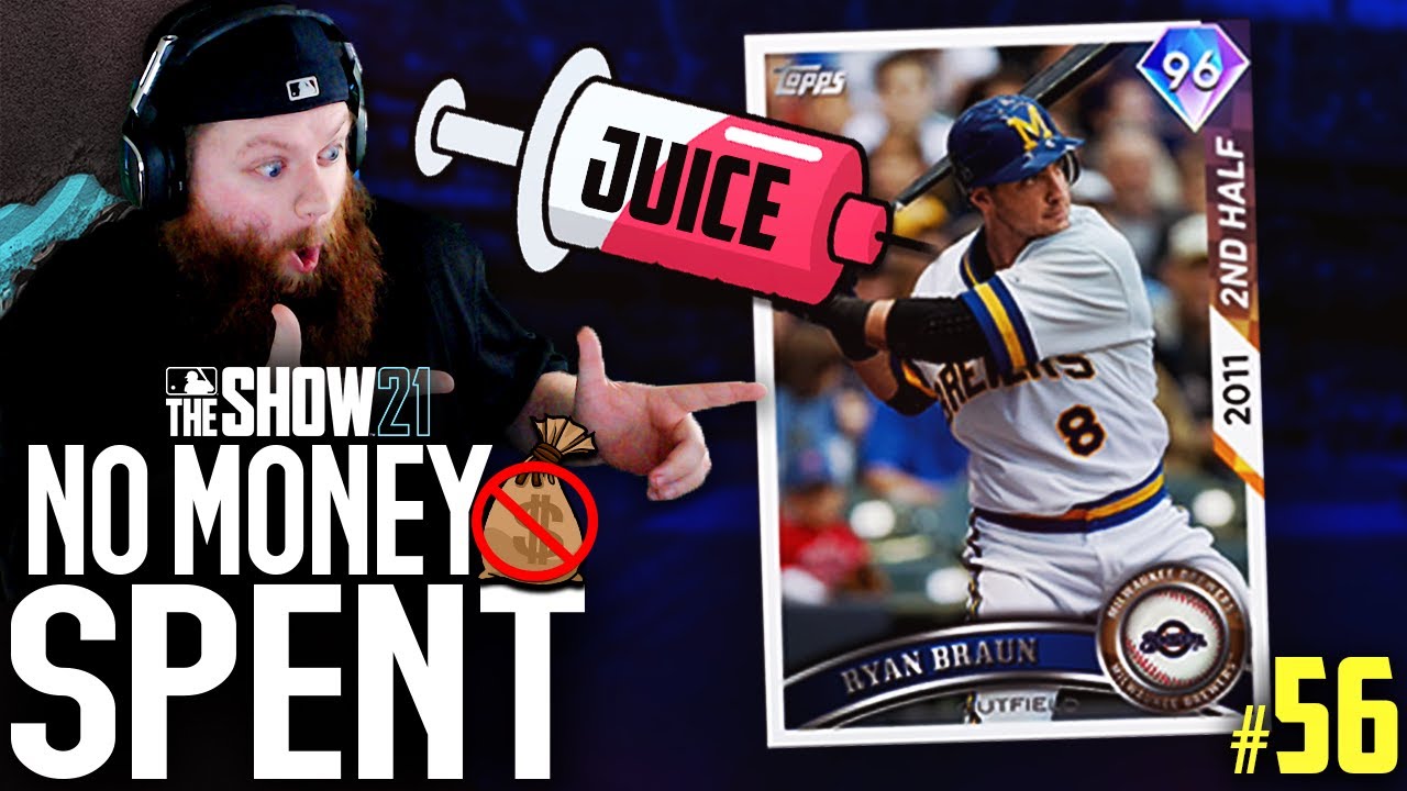 RYAN BRAUN IS JUICED! NO MONEY SPENT! | MLB THE SHOW 21 Diamond Dynasty Ranked Seasons Gameplay