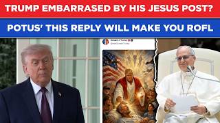 TRUMP ABSOLUTELY EMBARRASSED After CRINGE Jesus Post Draws BACKLASH? Watch POTUS' Bizarre REPLY...