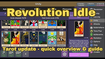 Revolution Idle - Tarot Update - Quick Overview & Guide