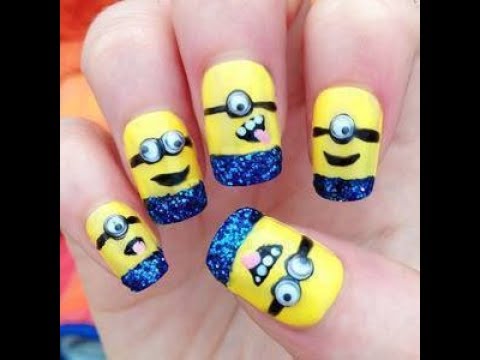 ネイル おもしろ痛ネイルアートのデザイン Design Of Fun Nail Art Youtube