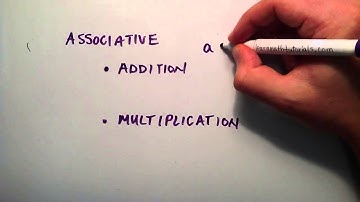 Algebraic Properties Part 1 ( Commutative and Associative ) , Intermediate Algebra , Lesson 18