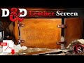 Diy dd leather screen with pdf pattern  leatherworking