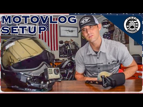 MotoVlogging Helmet & Handlebar Camera Setup | Garage Talk