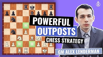 How powerful Outposts can decide the Game | Advanced Chess Strategy | GM Alex Lenderman