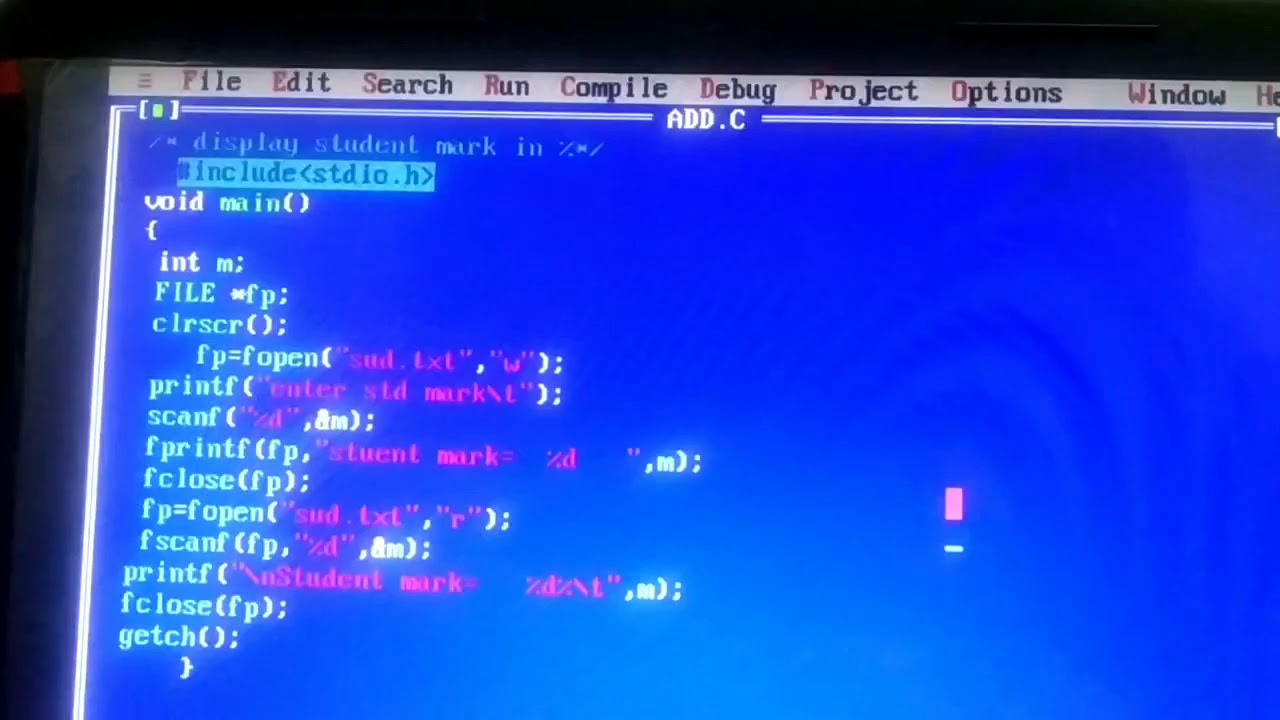 Program for student's details and employees details using files ...
