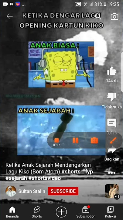 ketika anak sejarah dengar lagu kiko tom bom