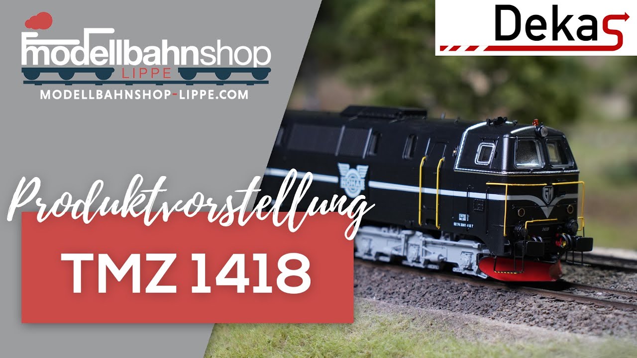 Dekas | TMZ 1418 | ExKlusiv Modell | Diesellokomotive | Epoche V | Spur H0