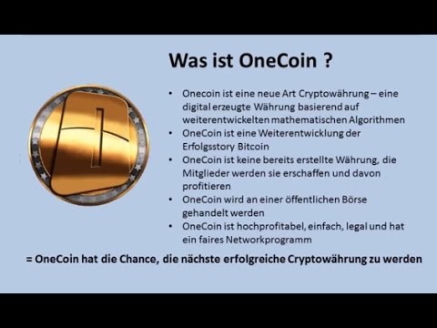 Was ist Onecoin ? - YouTube