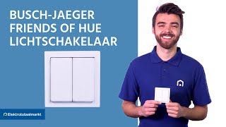 Benadrukken Specialiseren Oppervlakte Busch Jaeger Friends of Hue lichtschakelaar - Elektrototaalmarkt.nl -  YouTube