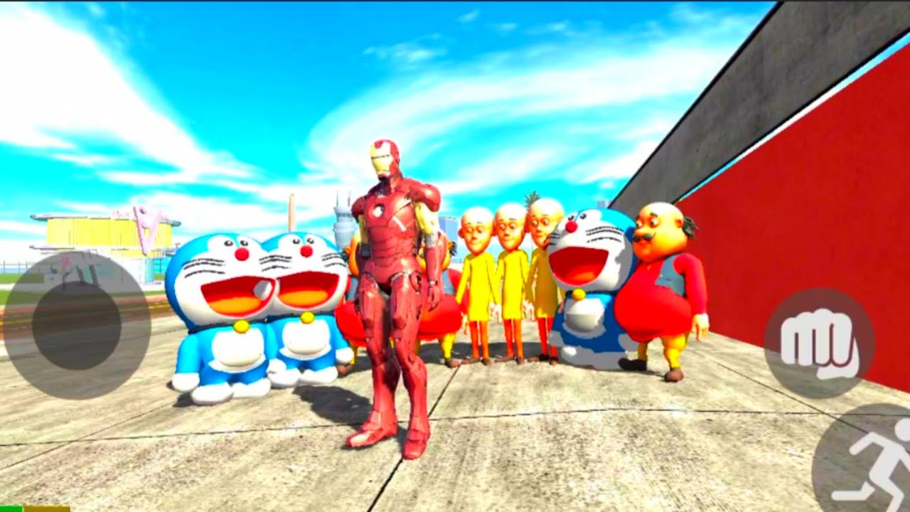 Indian bike driving 3D iron man Motu Patlu and Doraemon cheat code 