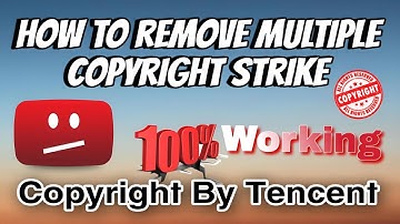 Multiple Copyright Strike By Tencent || How to Back Terminate Channel, Back Your Ban Account #strike