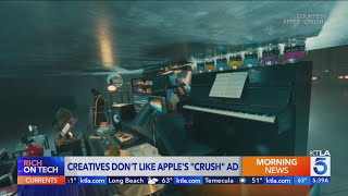 Backlash Over Apple's "Crush" Video Showing Destruction of Creative Tools screenshot 1