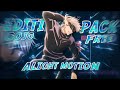 Free GOJO Inspired Editing Pack Alight Motion | Includes CC, Shakes, Text , Black bars, Effects Etc