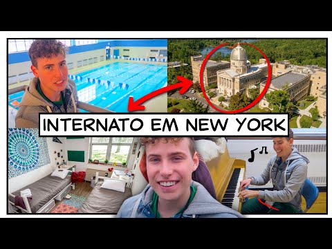 TOUR NO MEU INTERNATO (escola) EM NOVA YORK | Igor Saringer