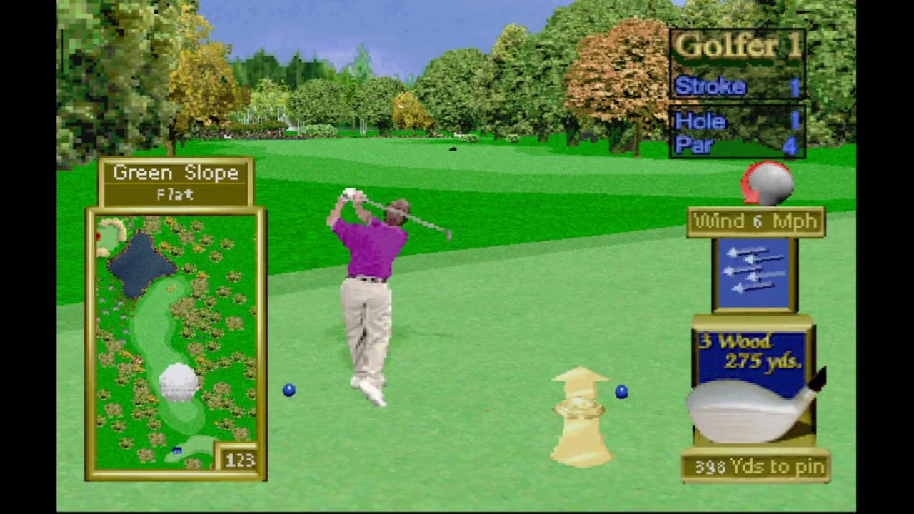 Play Station 1 Demo - Peter Jacobsen's Golden Tee Golf