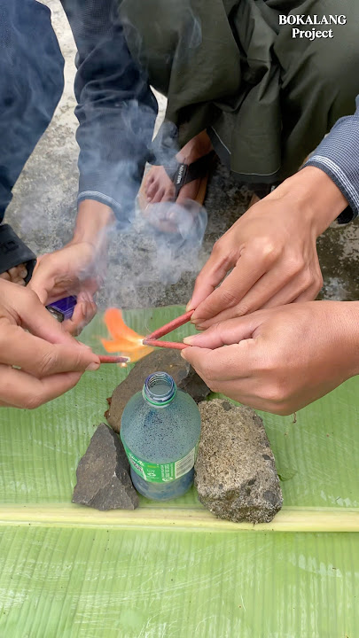 Matchstick Firecrackers Lit in Bottles.😭 #bolang #adventure #nostalgia