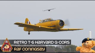 CLASSIC RETRO T-6 HARVARD G-CORS (KF183) HERITAGE TRAINING NOORDYUN AIRCRAFT