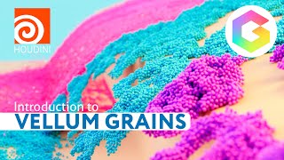 Houdini Tutorial - Understanding Vellum Grains Simulation Basics