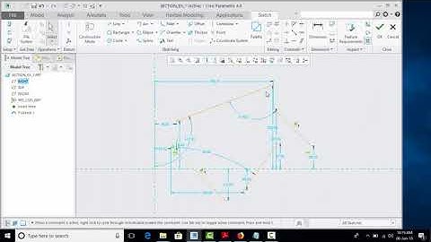 Sketching Tutorial Part - 1 - Creo 4.0