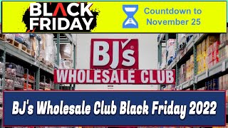 BJ's Wholesale Club Black Friday Sale 2022 Ad Scan - Black Friday 2022