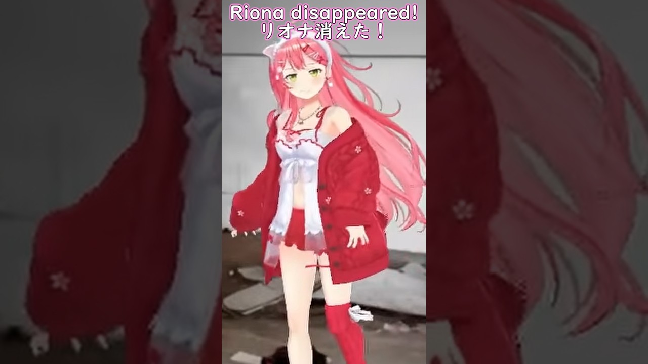 Riona jumps like a cat when scared【Hololive】 #hololive #isakiriona