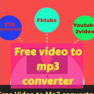 Free video to mp3 converter