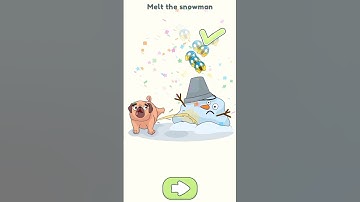 DOP 2 EPISODE 135|Melt the snowman ☃️||#dop #art#short#500subs#delete one pa#gamer #viral