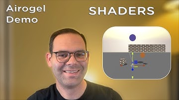Shaders in Airogel Editor - AI Powered Game Engine: Demo 5