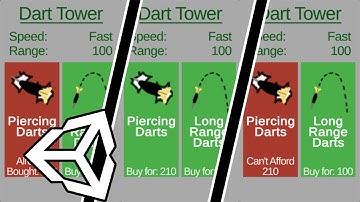 Modular and Contextual UI for Item/Tower Upgrades - Bloons TD Clone #MadeWithUnity ep.8