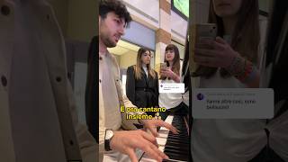 Fermo le persone al centro commerciale e gli chiedo di cantare #piano #prank #canzoni #canto