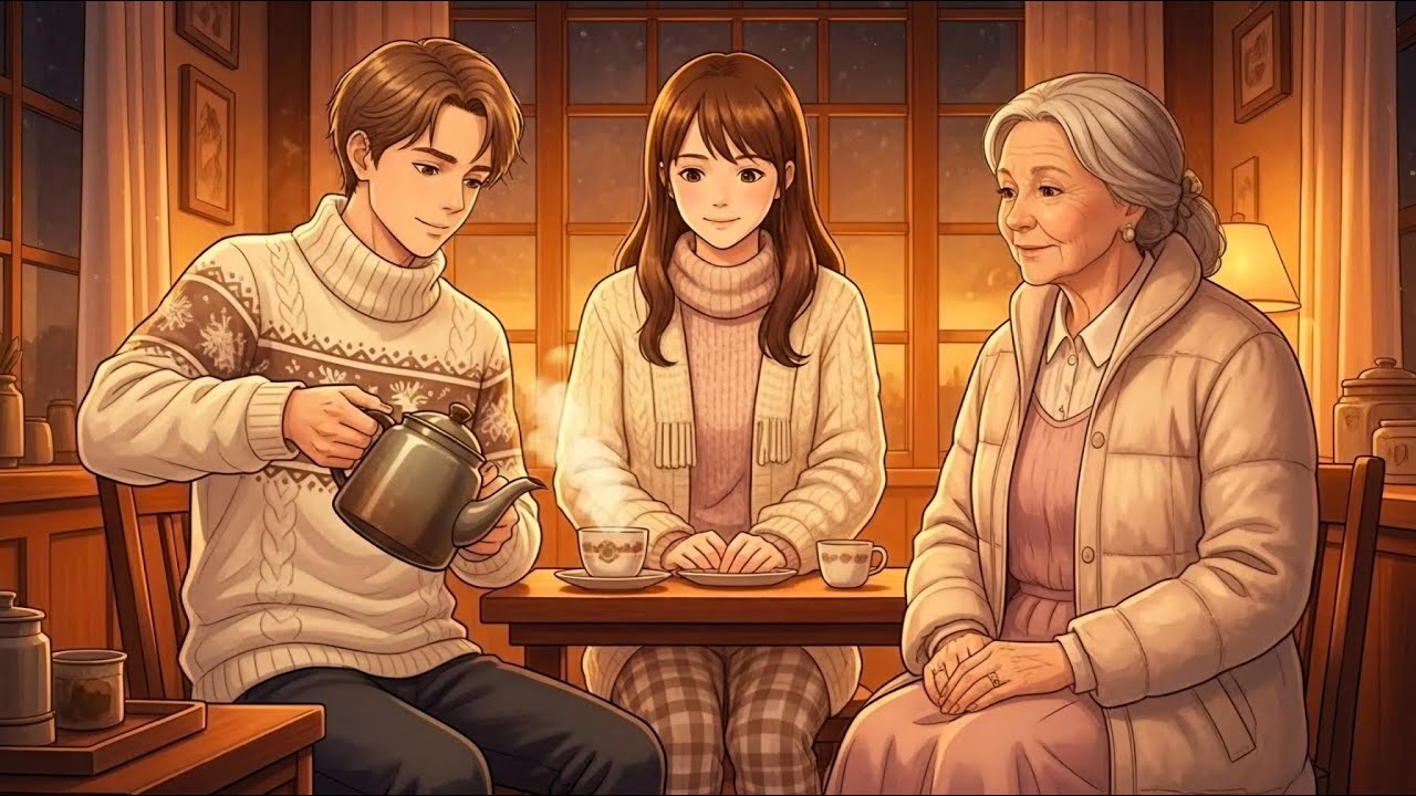 Тихое утро в доме бабушки | Нежный чай, старые истории, теплые руки 🍵🏡