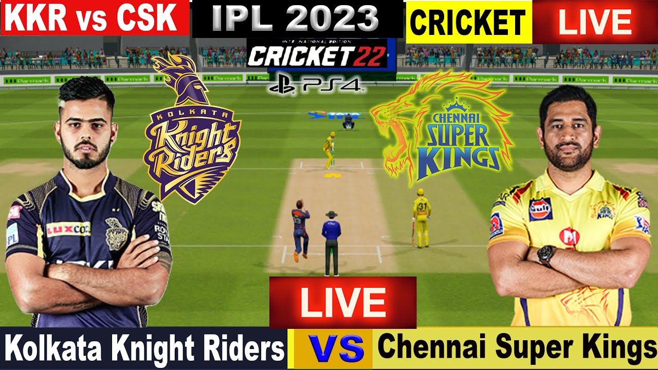 🔴IPL LIVE LIVE IPL MATCH TODAY KKR vs CSK Live Cricket Match Today Cricket Live Cricket 22 3