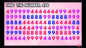 Find the Odd One Out Puzzle - Spot the Hidden Numbers and Letters in 15 Seconds