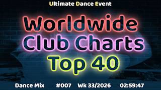 Mega Hits ♫ Worldwide Club Charts Top 45   Dance Mix #007  (Wk 33-26)