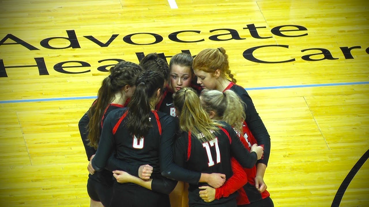 Marist vs Benet Academy Girls Volleyball State Semifinal 11.15.19 - YouTube