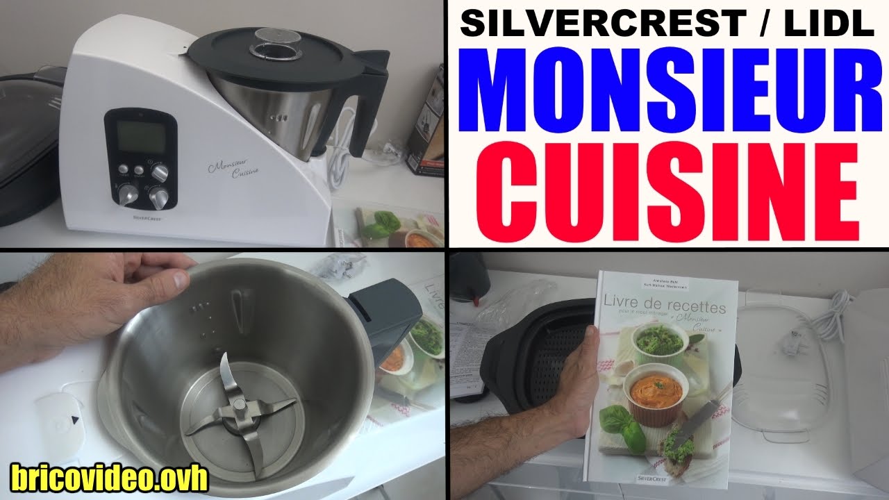 monsieur cuisine lidl silvercrest plus Küchenmaschine livre YouTube skmh 1100 a1 recette 