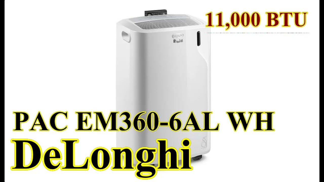 [Highlight Features] DeLonghi PACEM360 WH Penguino portable-air-conditioners,  White - YouTube