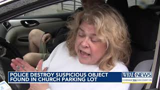 Garner police destroy suspicious object found in church parking lot
