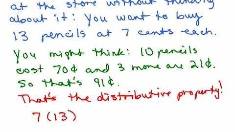 Distributive Property Part 1 - pos numbers (Español)