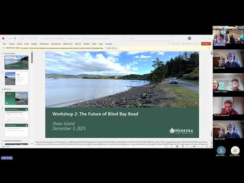 Shaw Island: The Future of Blind Bay Road in the Face of Sea Level Rise