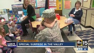 Soldier Surprises Daughter, Comes Home For Holiday Week