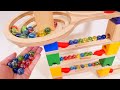 Marble Run Race ASMR ○ Bornelund Quadrilla Tower Spiral Slope