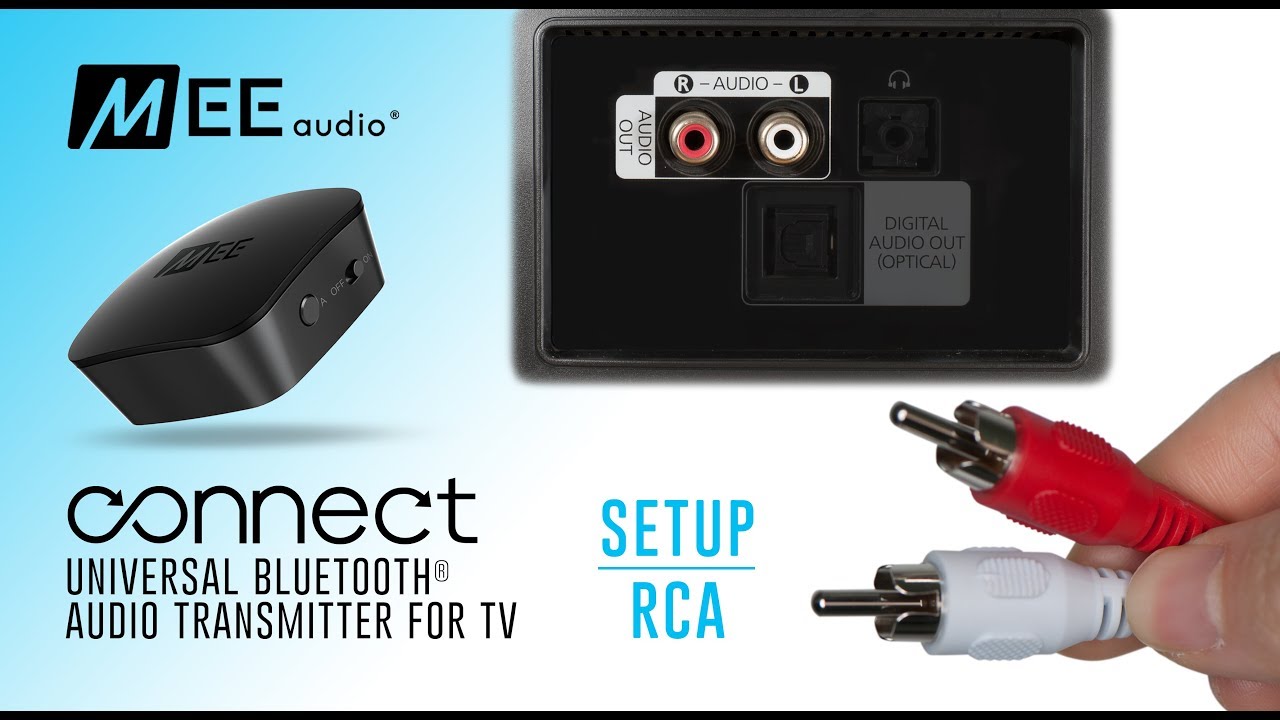 solo Harde ring Een trouwe MEE audio Connect Bluetooth Audio Transmitter for TV | Using RCA - YouTube