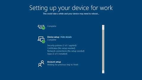 User-Driven Windows Autopilot enrollment
