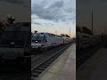 New ALP-45A 4548 leading (WB) into Secaucus #njtransit #railfanning