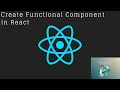 Best Way to Create Functional Component in Modern React JS Example